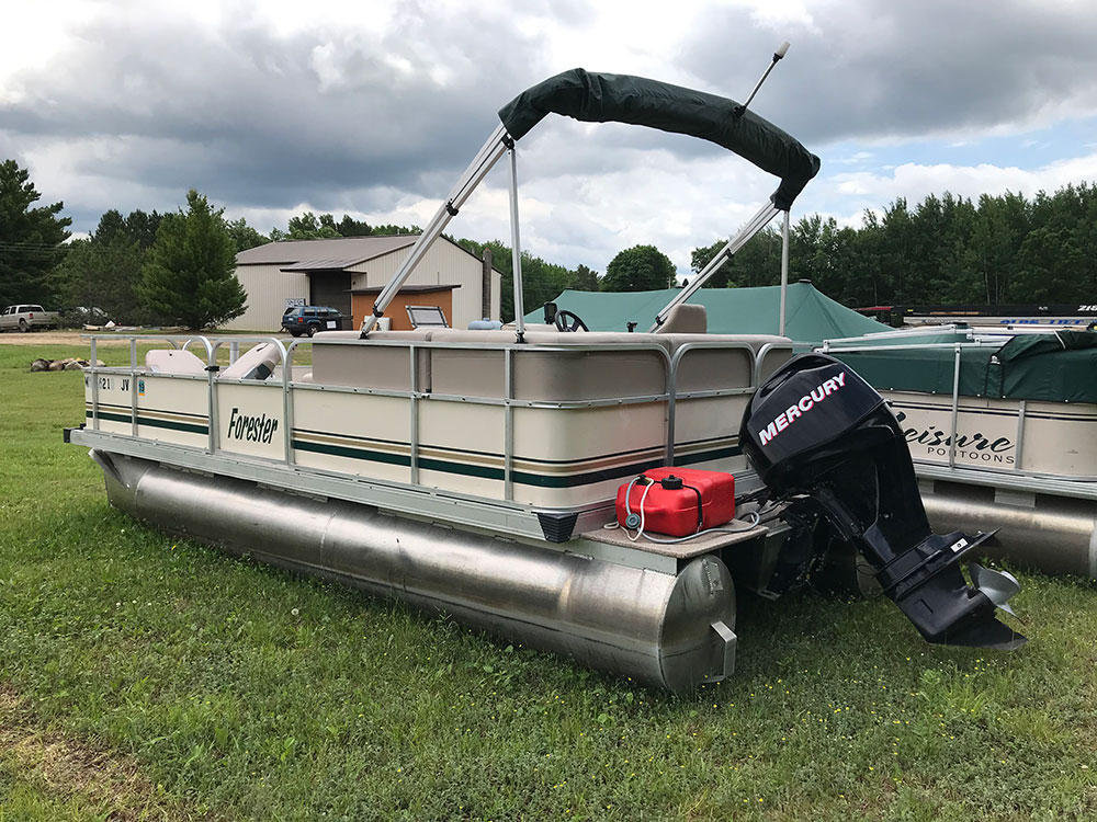 19′ Forester Cruise Olds Pontoon Rental & Storage