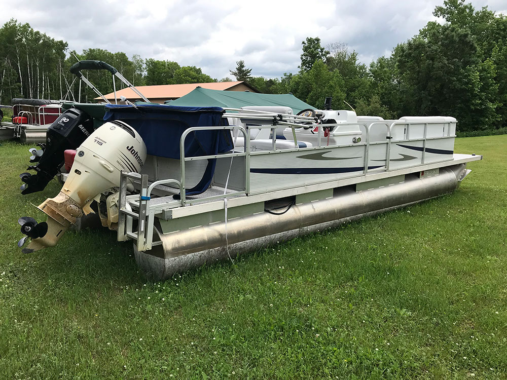 24′ Party Barge Olds Pontoon Rental & Storage